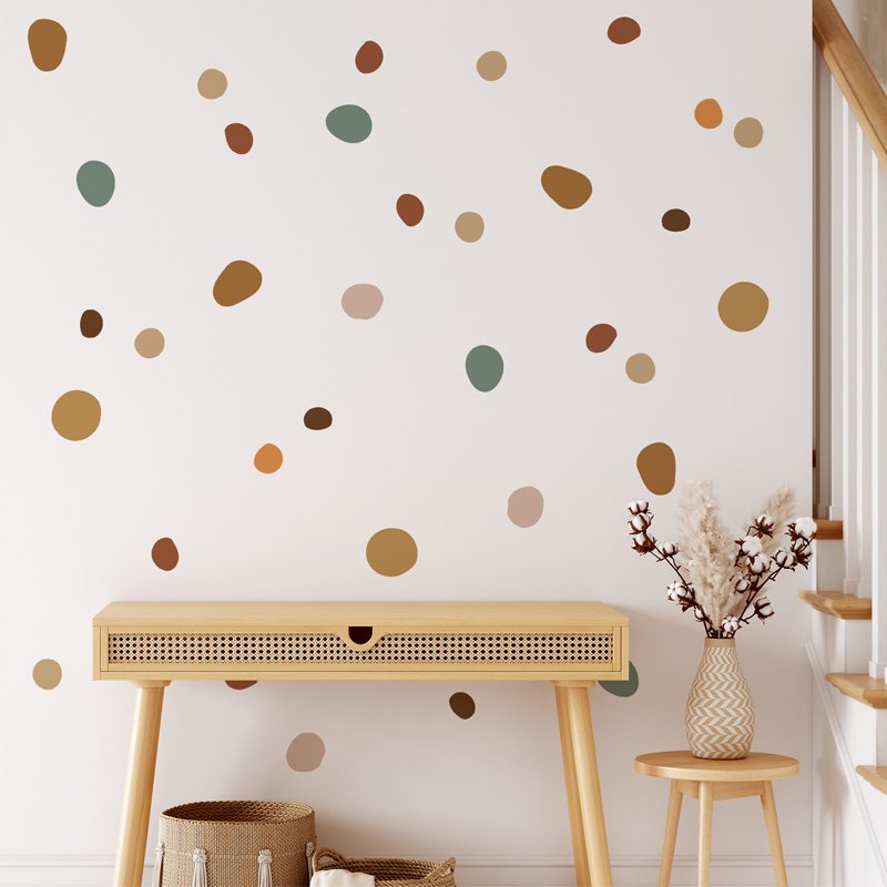 Baby Girl Nursery Quotes - Pegatinas de pared creativas de lunares