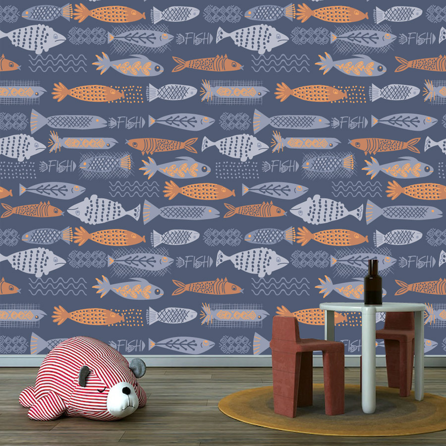 Baby Nursery Peel And Stick Wallpaper - Papel Tapiz Autoadhesivo Impermeable con Diseño