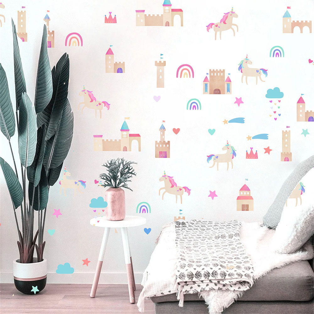 Pegatinas de pared de Castillo - Baby Girl Nursery Quotes reseña y precio
