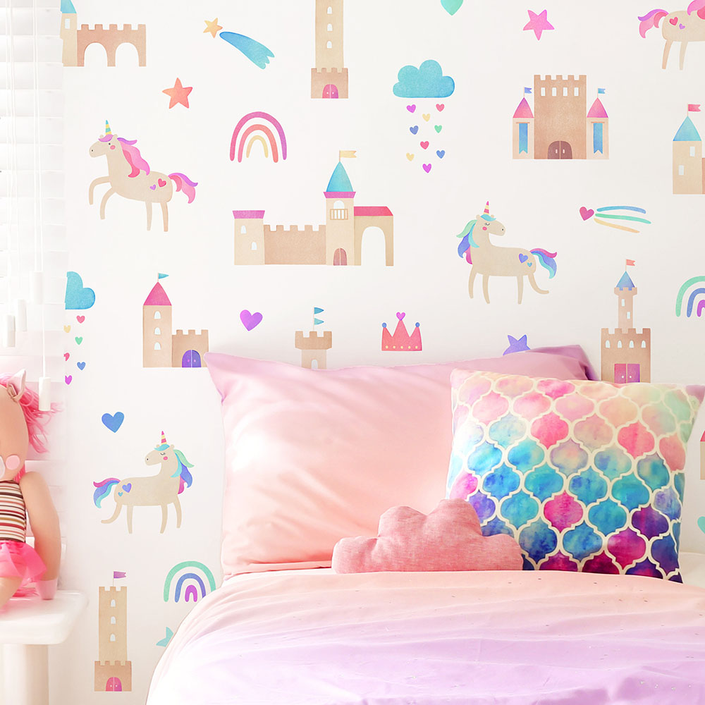 Pegatinas de pared de Castillo - Baby Girl Nursery Quotes reseña y precio